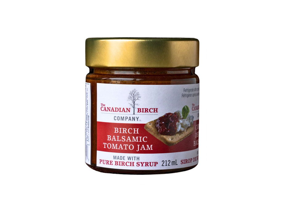 
                  
                    Load image into Gallery viewer, Birch Balsamic Tomato Jam Condiments &amp;amp; Sauces The Canadian Birch Company Full Size (212 ml) 
                  
                